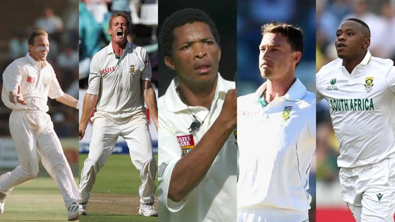 Top 5 wicket takers for South Africa in Test cricket ft Kagiso Rabada.webp